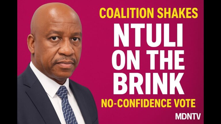 KZN Premier Thami Ntuli Faces Crucial Motion of No Confidence Today | Coalition on the Brink